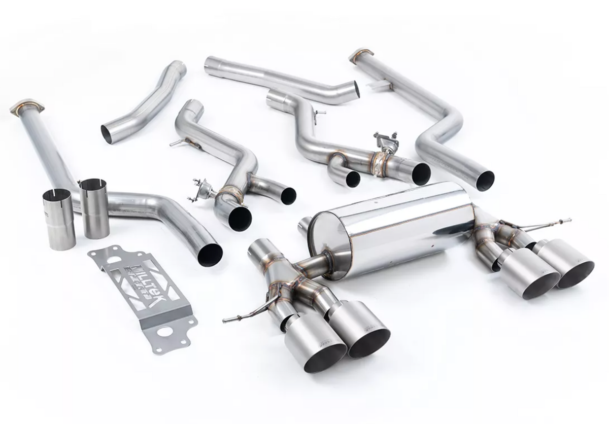 Milltek Non-Resonated Catback Exhaust System for BMW 2 Series M2 Coupe G87 S58 2023-2026, GT-115