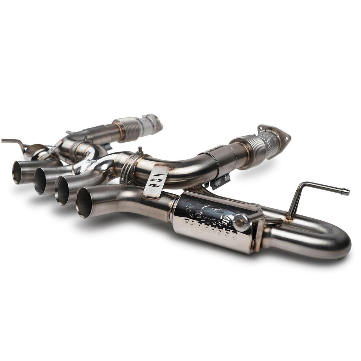 Fabspeed Chevrolet Corvette C8 Stingray / E-Ray Valved Center Exit Conversion Exhaust System (2023+)