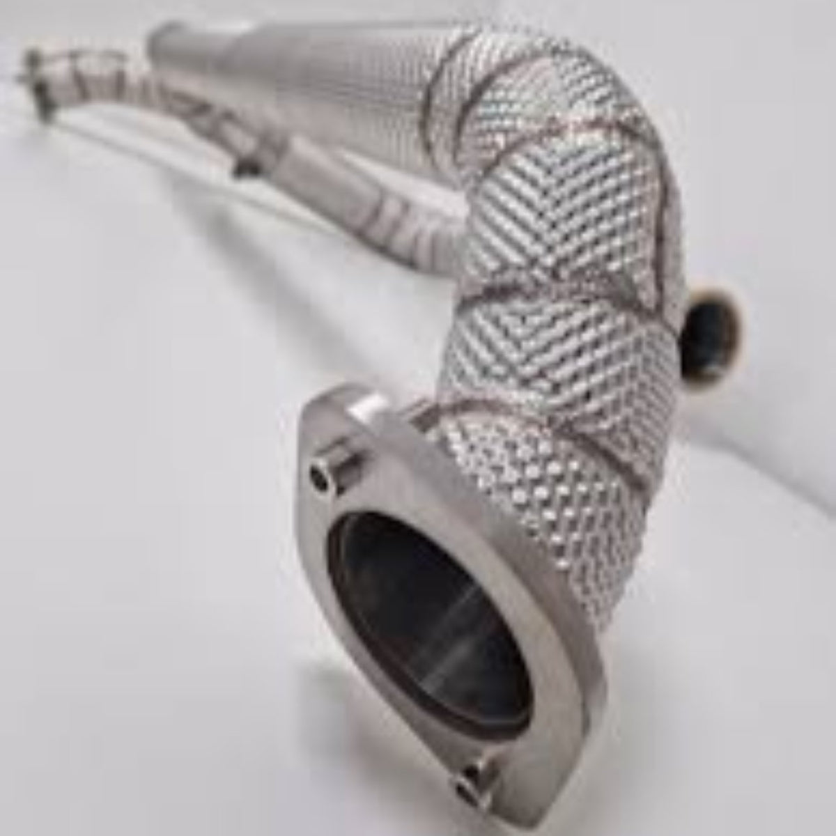 9M 718 2.0/2.5 sports catted downpipe heatsheilded