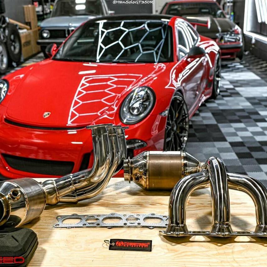 Fabspeed Porsche 991.2 GT3 / GT3 RS Sport Headers with HJS Catalytic Converters