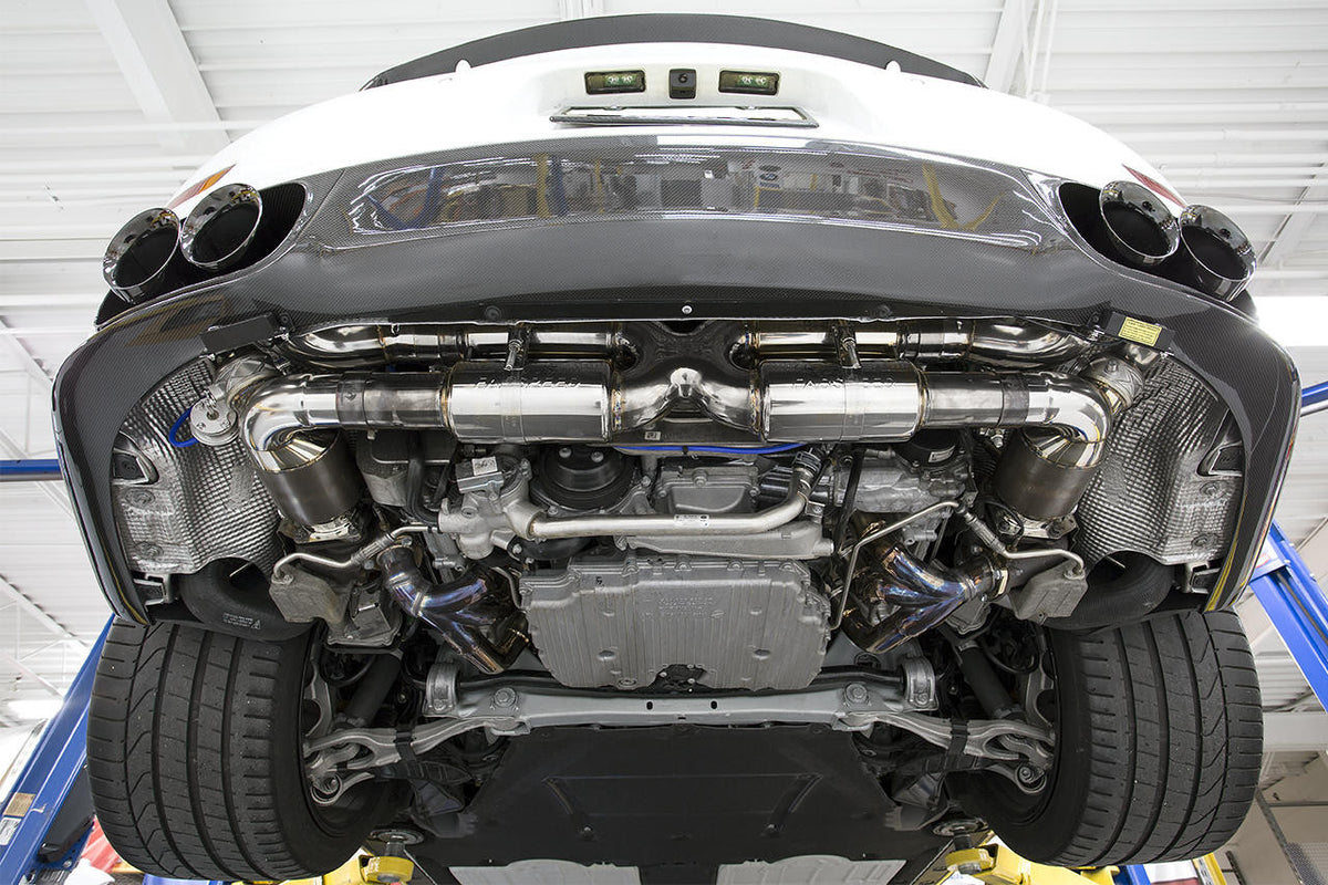 Fabspeed Porsche 991 Turbo / Turbo S Valvetronic Supersport X-Pipe Exhaust System (2013-2016)