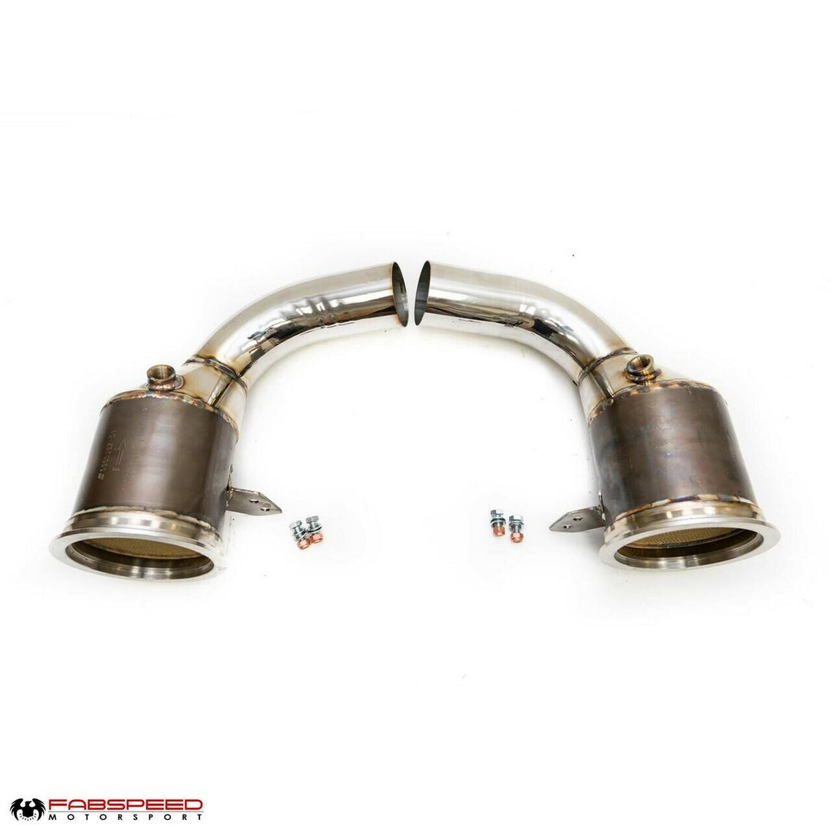Fabspeed Porsche 992 Twin Turbo / Twin Turbo S Sport Catalytic Converters (2021+)