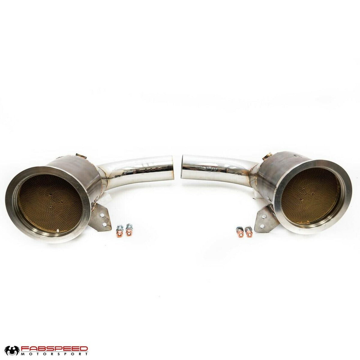 Fabspeed Porsche 992 Twin Turbo / Twin Turbo S Sport Catalytic Converters (2021+)
