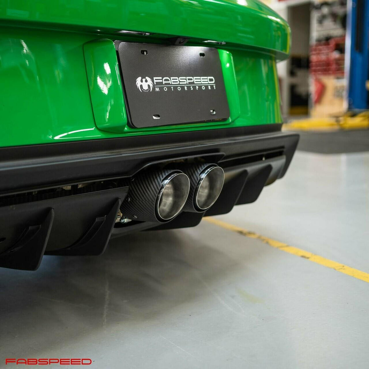Fabspeed Porsche 992 GT3 / GT3 RS Supercup Cat-Back Exhaust System NON Valved (2022+)