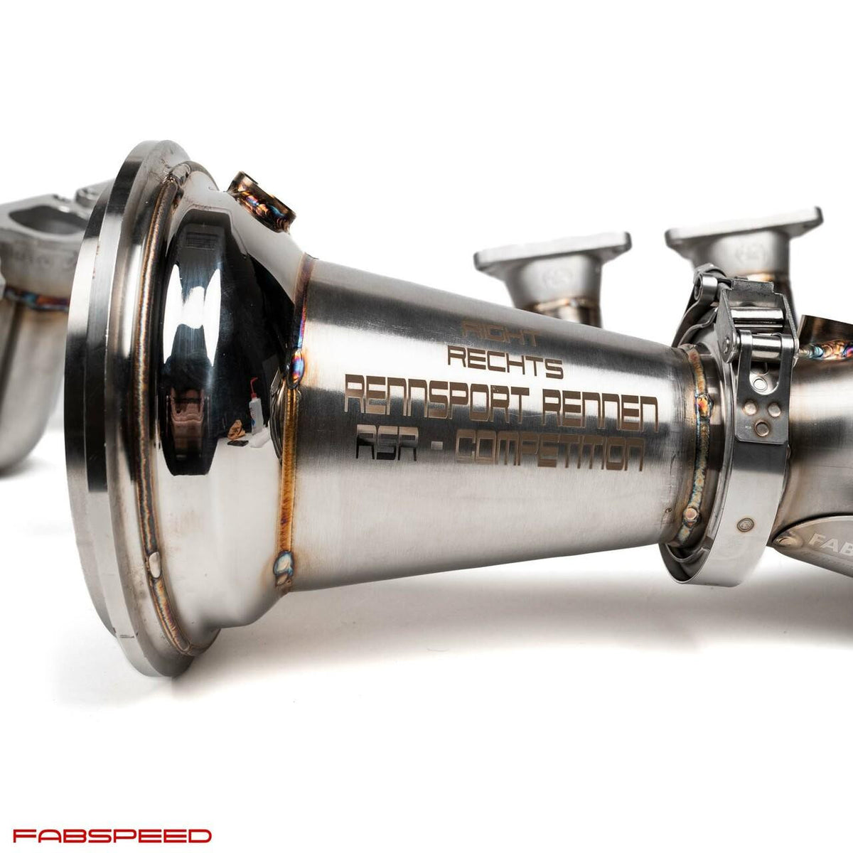 Fabspeed Porsche 992 GT3 / GT3 RS RENNKRAFT® US PATENTED Modular Street and Racing Headers with HJS Catalytic Converters (2022+)