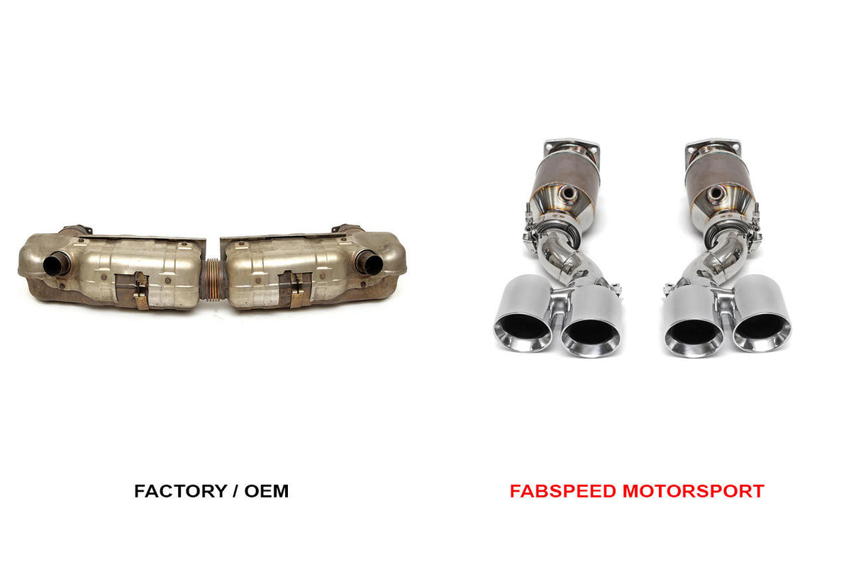 Porsche 997 Turbo Muffler Bypass Exhaust System (2006-2009)