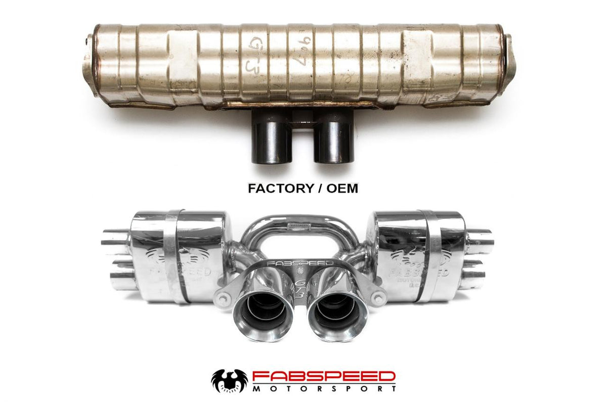 Porsche 997 GT3 / GT3 RS Center Mini Maxflo Performance Exhaust System (2006-2009)