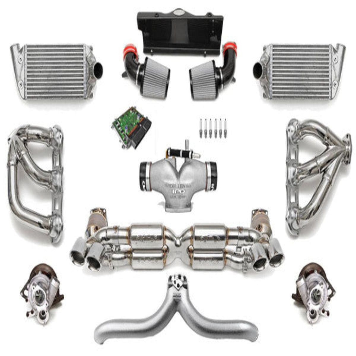 Fabspeed Porsche 997 Turbo FS-700 Supersport Turbo Package (2006-2009)