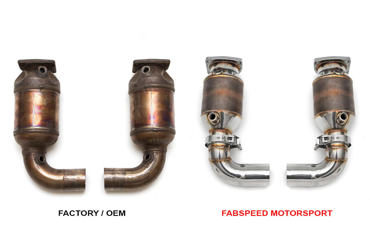 Porsche 997.2 Turbo / Turbo S Sport Catalytic Converters (2010-2012)